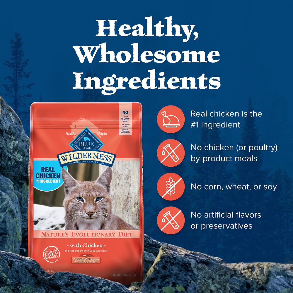 Blue Buffalo Wilderness: patates douces pour des glucides complexes et énergie durable.