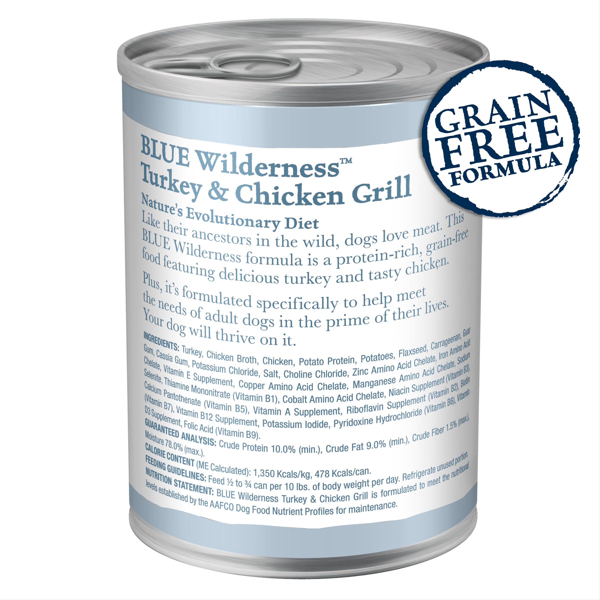 Blue Buffalo Wilderness – Texture humide riche et savoureuse pour repas complets.