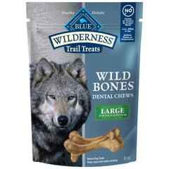Blue Buffalo Wilderness os dentaires gros dans un emballage pratique, parfait pour l’hygiène dentaire quotidienne.
