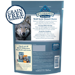 Os dentaires gros Blue Buffalo Wilderness, texture robuste pour une mastication durable.
