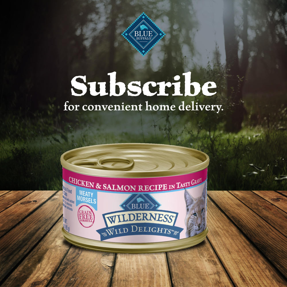 Blue Buffalo Wilderness: Paquet pratique de 24 boîtes pour planification des repas.