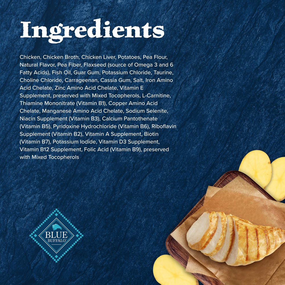 Blue Buffalo Wilderness Pate Chat Ingrédients sains et sans sous-produits.
