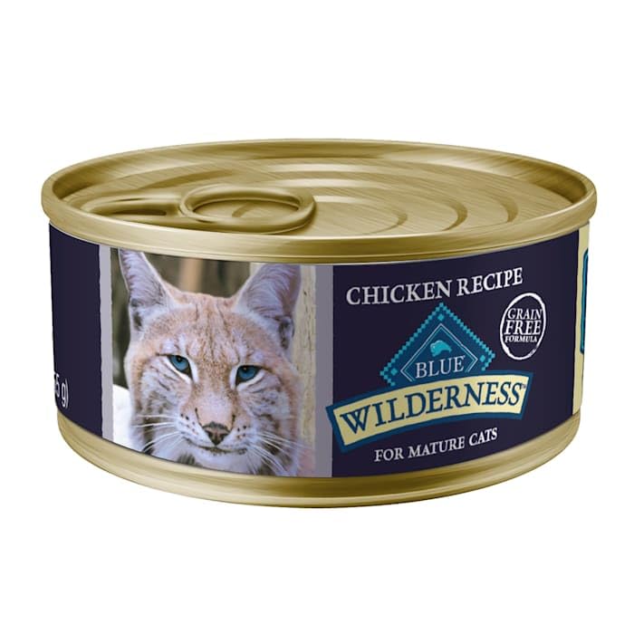 Blue Buffalo Wilderness Pate Chat Omega-3-6 et graines de lin.