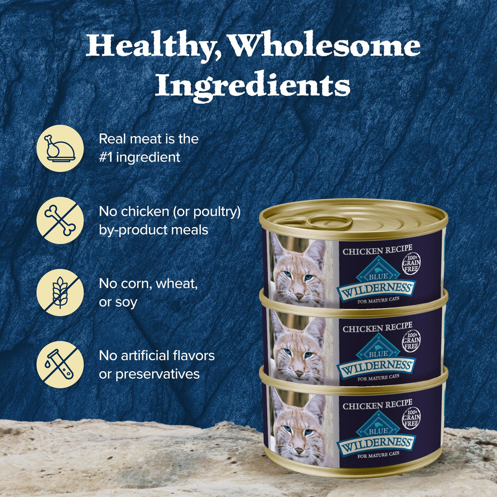 Blue Buffalo Wilderness Pate avec Oméga-3 et Oméga-6 issus de lin