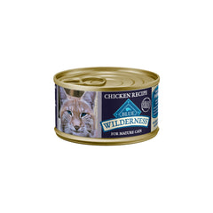 Blue Buffalo Wilderness Pate Chat Adulte 7+, premier ingrédient poulet réel pour l'énergie