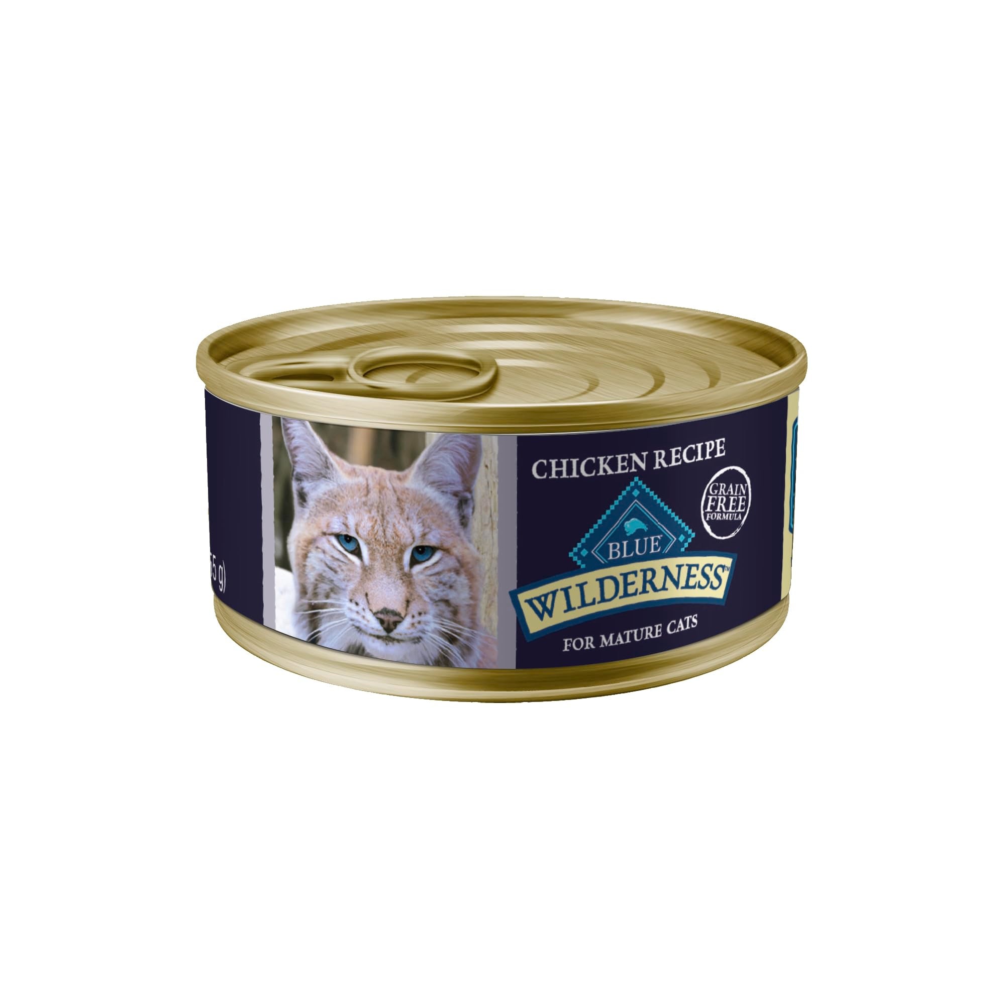 Blue Buffalo Wilderness Pate Chat Premier Poulet, proteine elevee pour chats actifs.