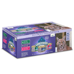 Blue Buffalo Wilderness pâté poulet, texture lisse et énergie naturelle pour chat adulte