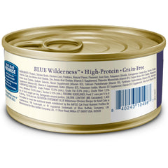Blue Buffalo Wilderness pate poulet texture lisse: pâté onctueux pour repas quotidiens.