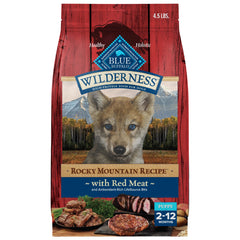 Blue Buffalo Wilderness Rocky Mountain Chiot – premier ingrédient bœuf désossé pour énergie