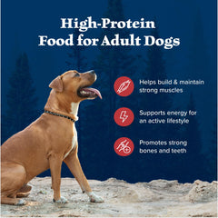 Blue Buffalo Wilderness sans poulet ni sous-produit pour les chiens sensibles.