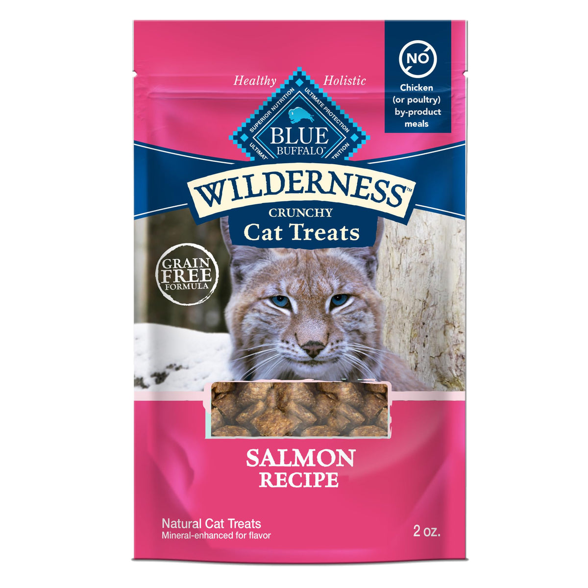 Blue Buffalo Wilderness saumon croustillant, récompense savoureuse pour chat actif