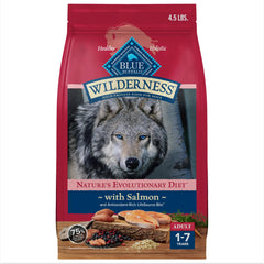 Blue Buffalo Wilderness saumon premier ingrédient, alimentation riche en protéines