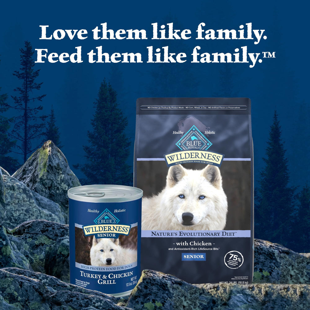 Blue Buffalo Wilderness Rocky Mountain Senior – texture riche et appétissante.