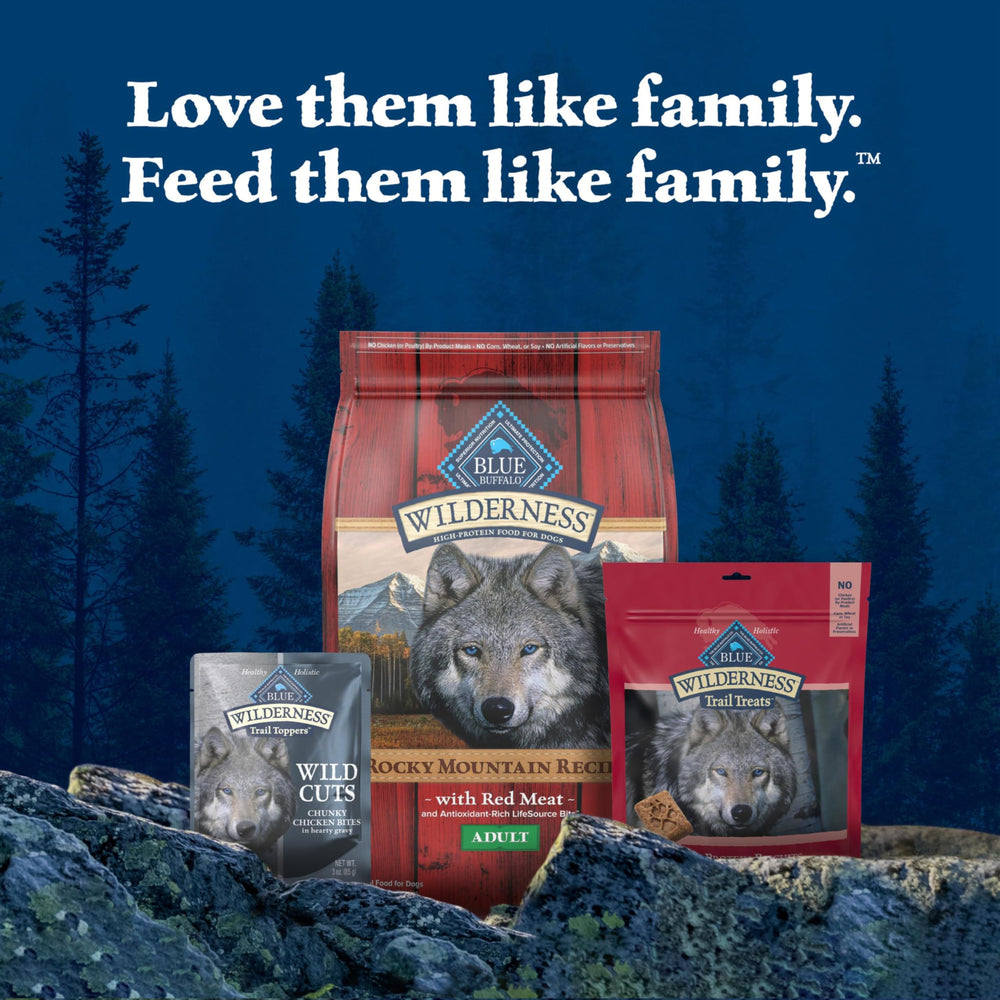 Blue Buffalo Wilderness Trail Toppers : à mélanger sur croquettes pour rehausser le goût