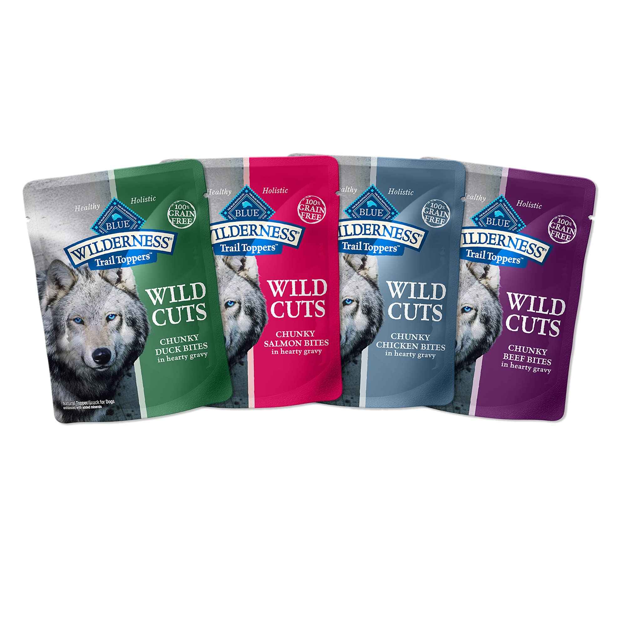 Blue Buffalo Wilderness Trail Toppers au bœuf, morceaux appétissants pour compléter les repas