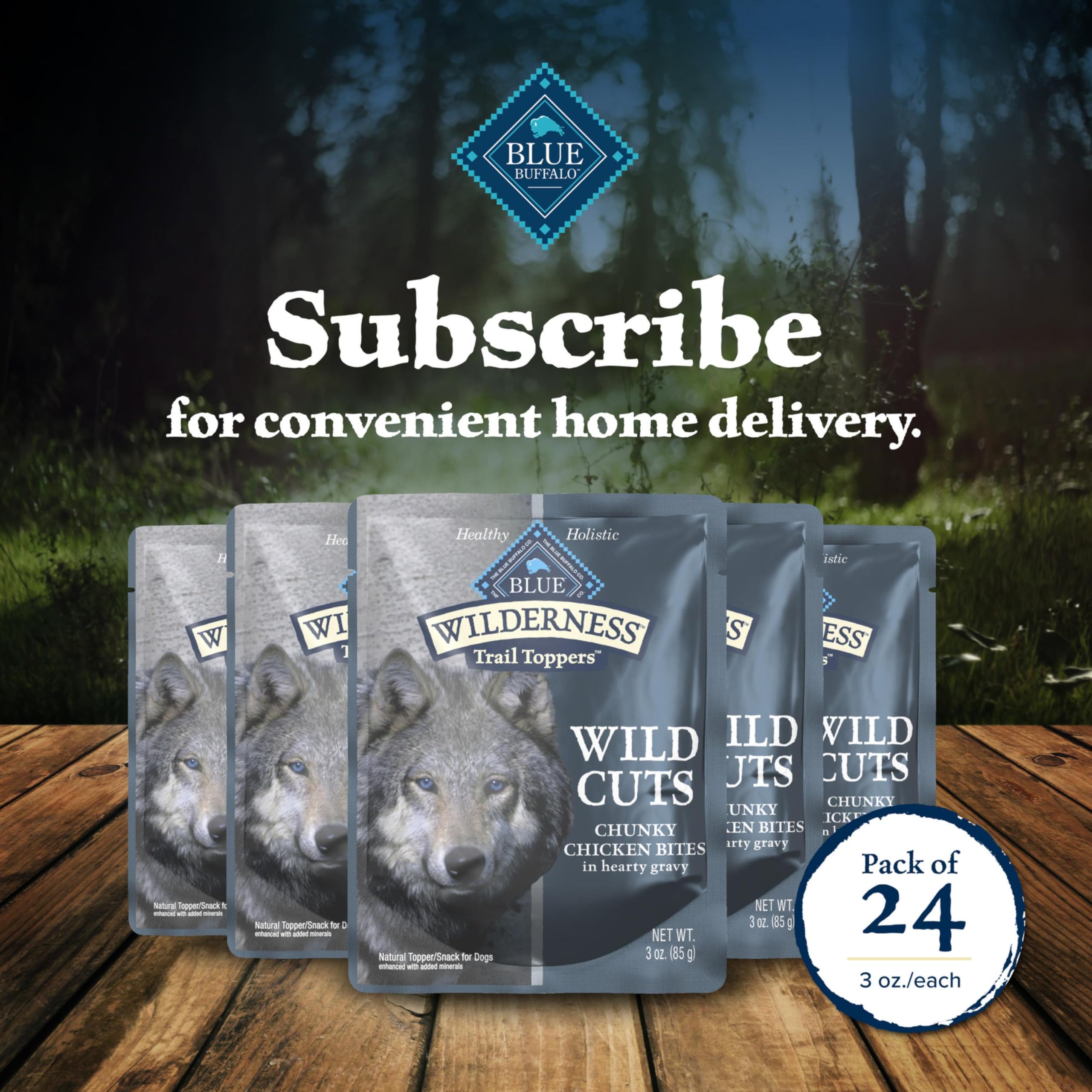 Blue Buffalo Wilderness Trail Toppers : friandise parfaite entre les repas pour chiens actifs