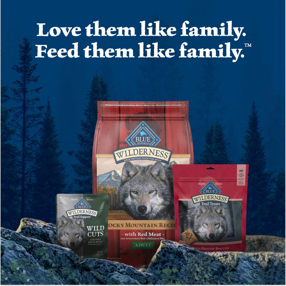 Trail Toppers ingrédients naturels sans sous-produits de poulet, sans céréales.