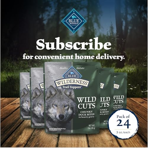 Trail Toppers nourrissant et énergisant pour chien actif, sachet pratique.