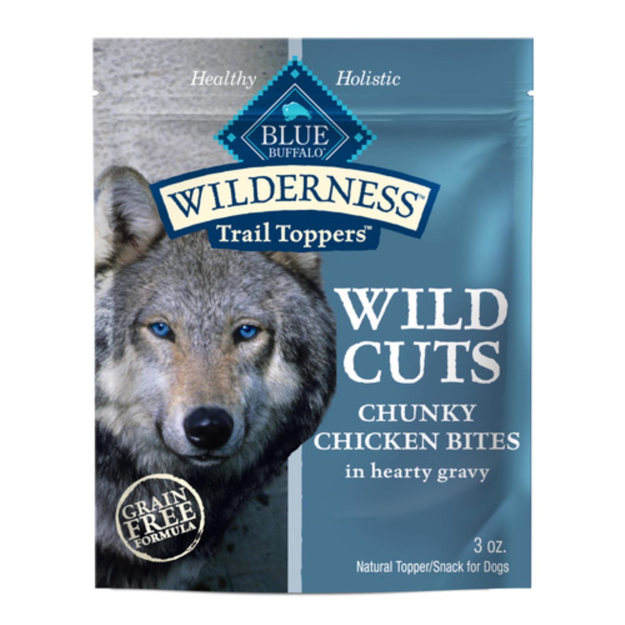 Blue Buffalo Wilderness Trail Toppers : poulet réel en premier ingrédient pour un goût riche