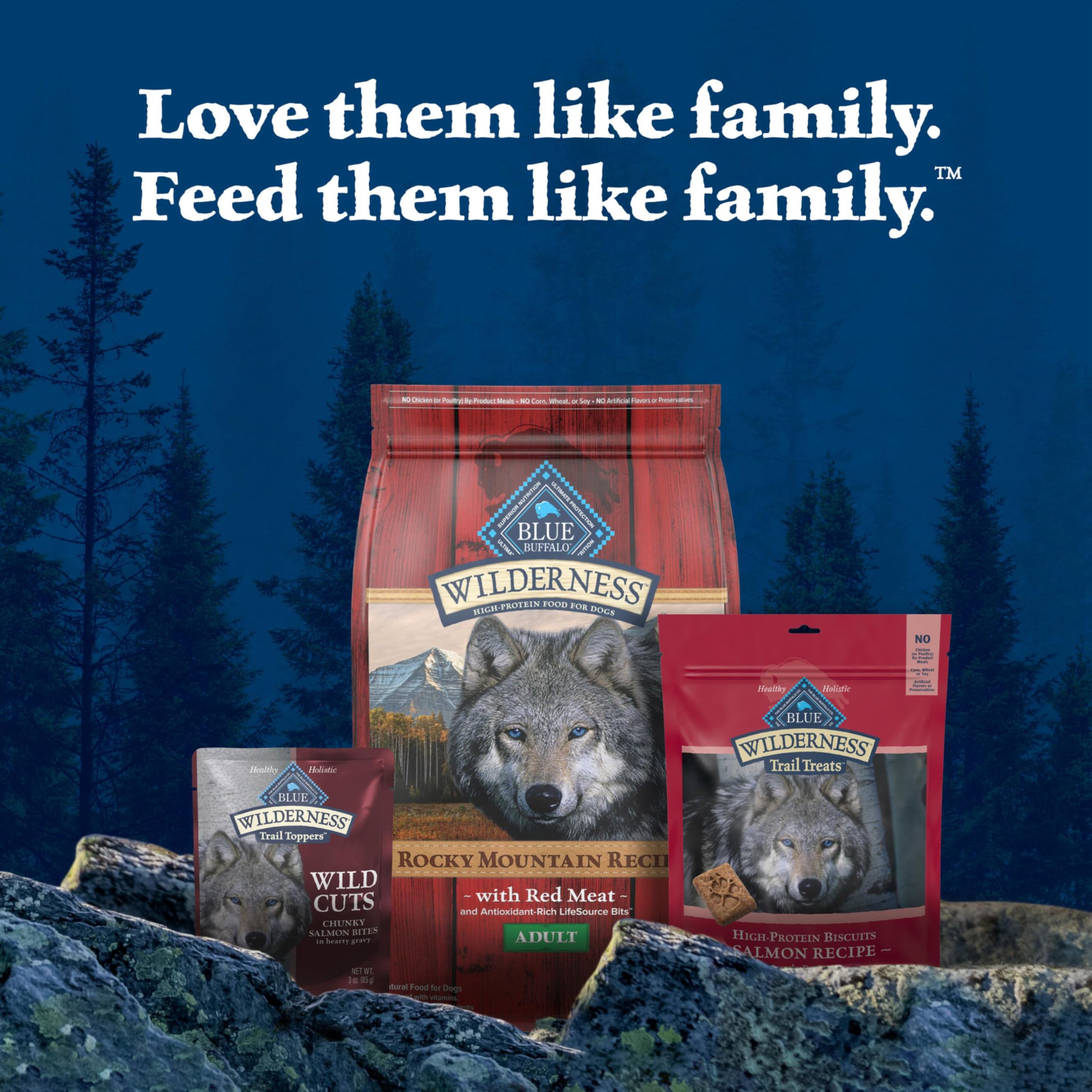 Blue Buffalo Wilderness Trail Toppers: sans-poulet-par-produit-08, choix sûr