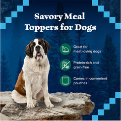 Trail Toppers sans poulet, ingrédients simples et naturels pour chien.