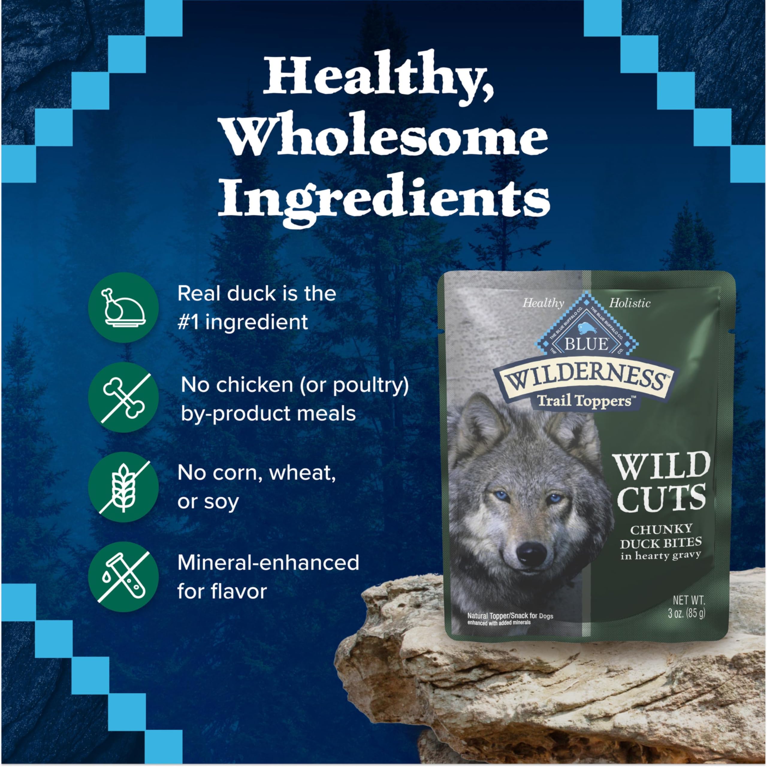 Trail Toppers double usage: topping repas ou friandise pour chien actif.