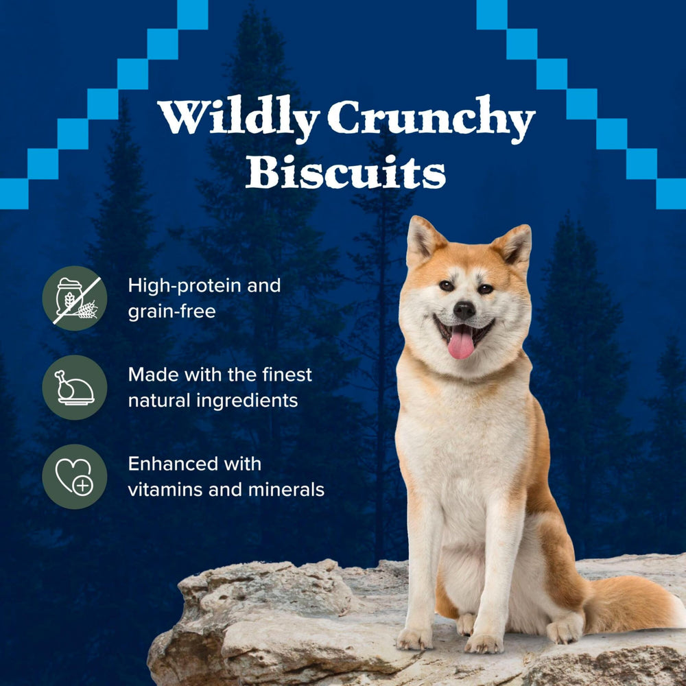 Blue Buffalo Wilderness Trail Treats sans poulet ni sous-produits, sans maïs, blé ni soja.