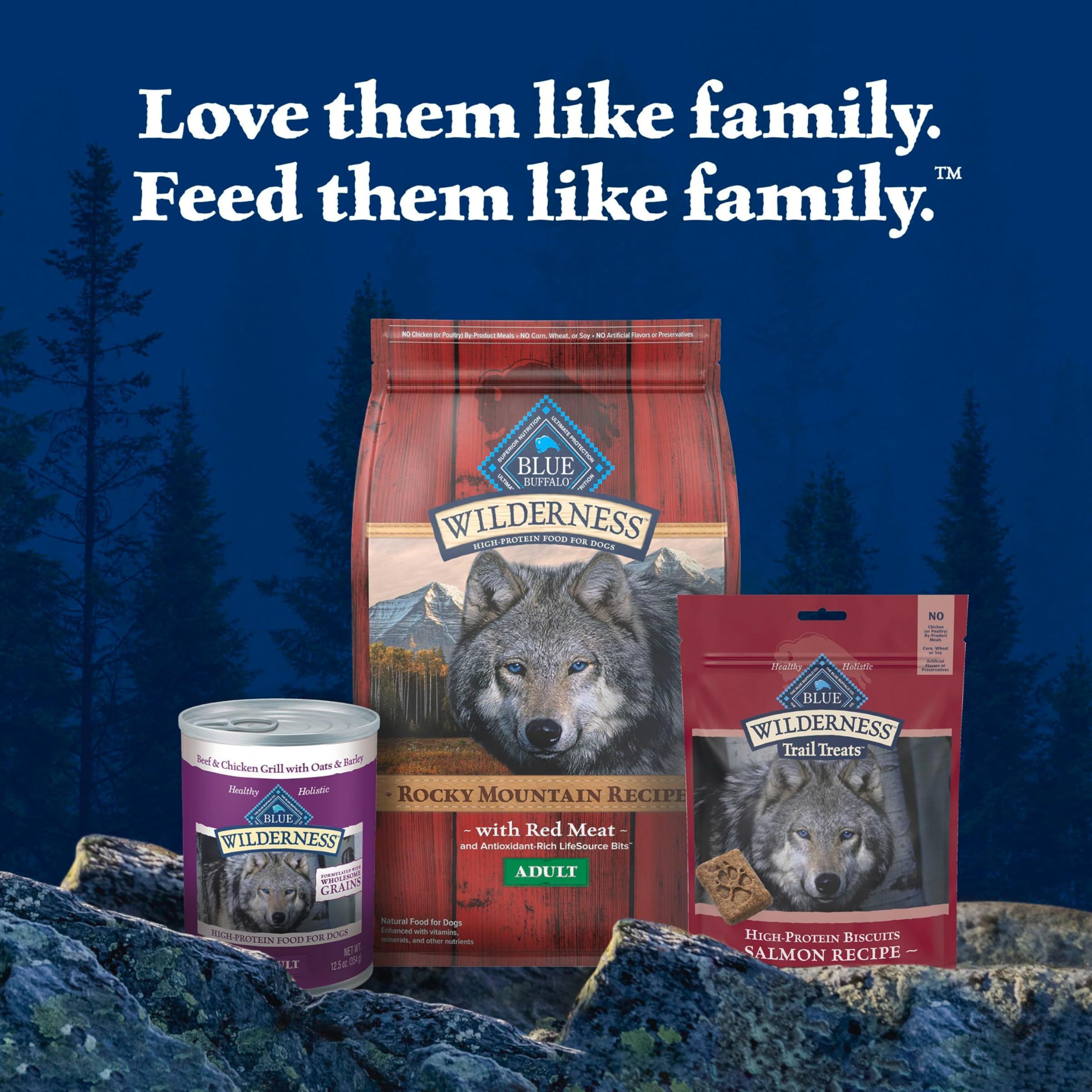 Blue Buffalo Wilderness Trail Treats pommes-de-terre comme base naturelle