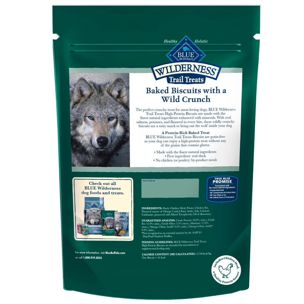 Blue Buffalo Wilderness Trail Treats texture croquante et savoureuse idéale comme friandise quotidienne.