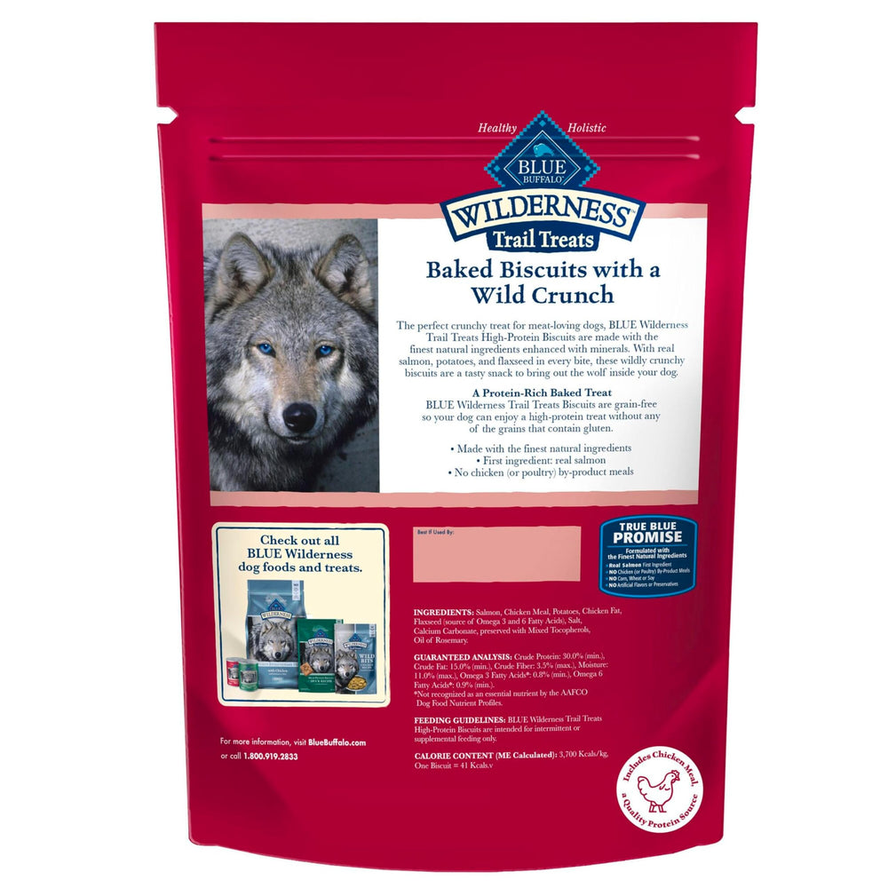 Blue Buffalo Wilderness Trail Treats texture croquante pour friandise régulière