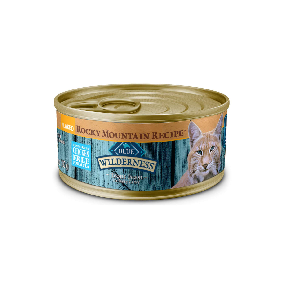 Blue Buffalo Wilderness etiquette du produit mettant en avant les ingrédients naturels