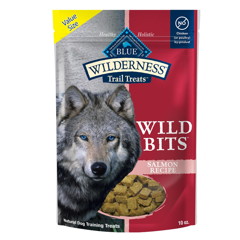 Blue Buffalo Wilderness Wild Bits saumon premier ingrédient, goût naturel apprécié des chiens