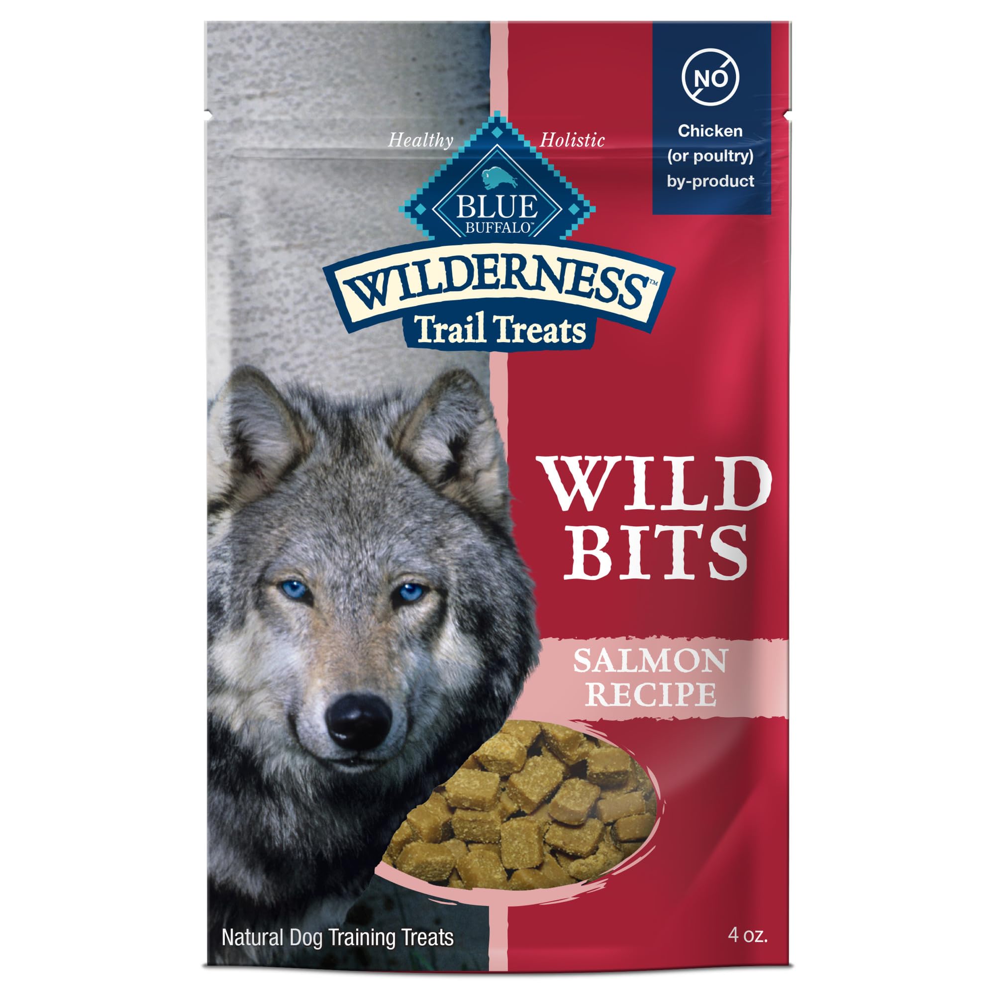 Blue Buffalo Wilderness Wild Bits au saumon, friandise protéinée pour chiens