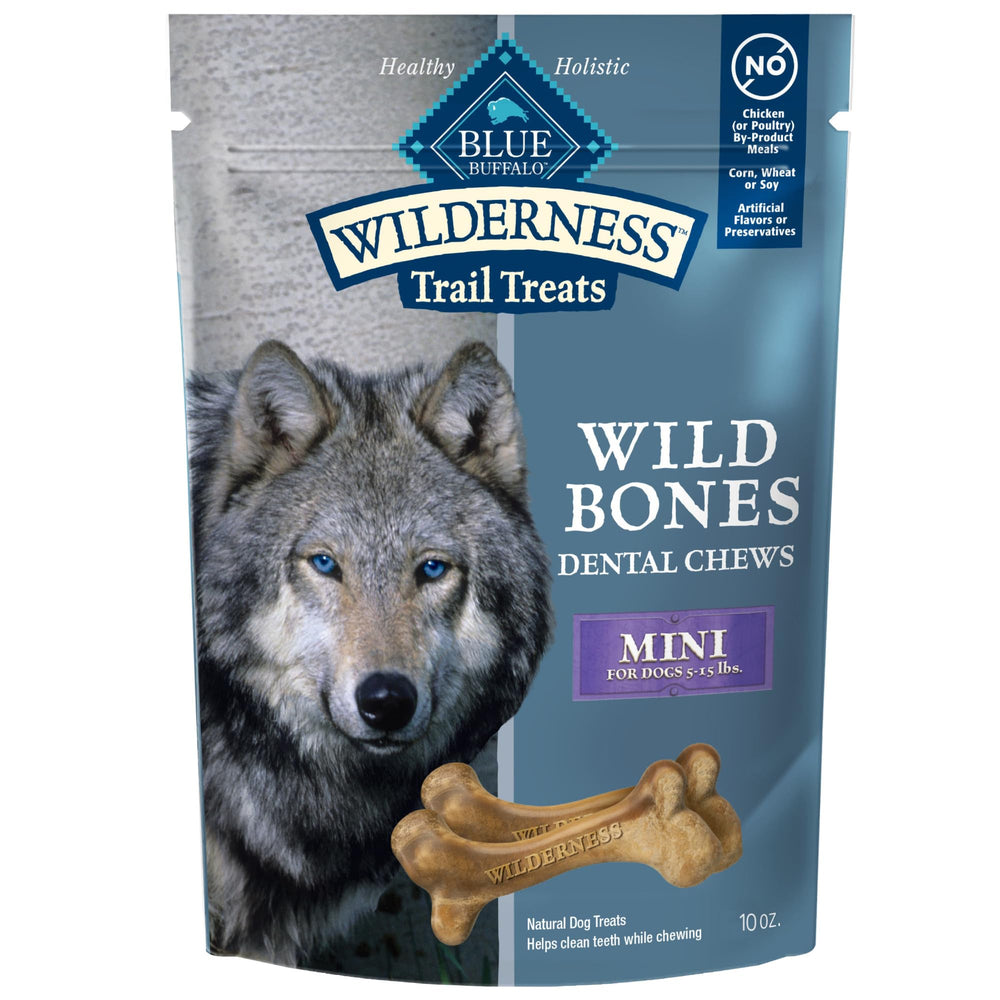 Blue Buffalo Wilderness Wild Bones Mini – os dentaires pour petits chiens, nettoyage lors du mâchage.