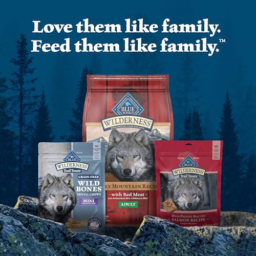 Blue Buffalo Wilderness Wild Bones Mini – snack quotidien idéal pour chien miniature.