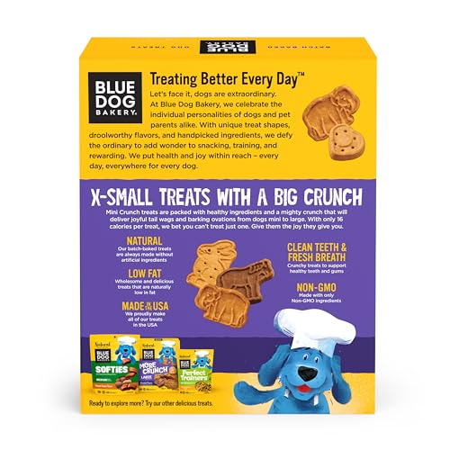 Blue Dog Bakery Plus-Croquant – biscuits croquants nettoyant les dents