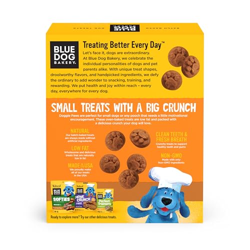 Blue Dog Bakery Doggie Paws – petits chiens: format adapté à l’entraînement.