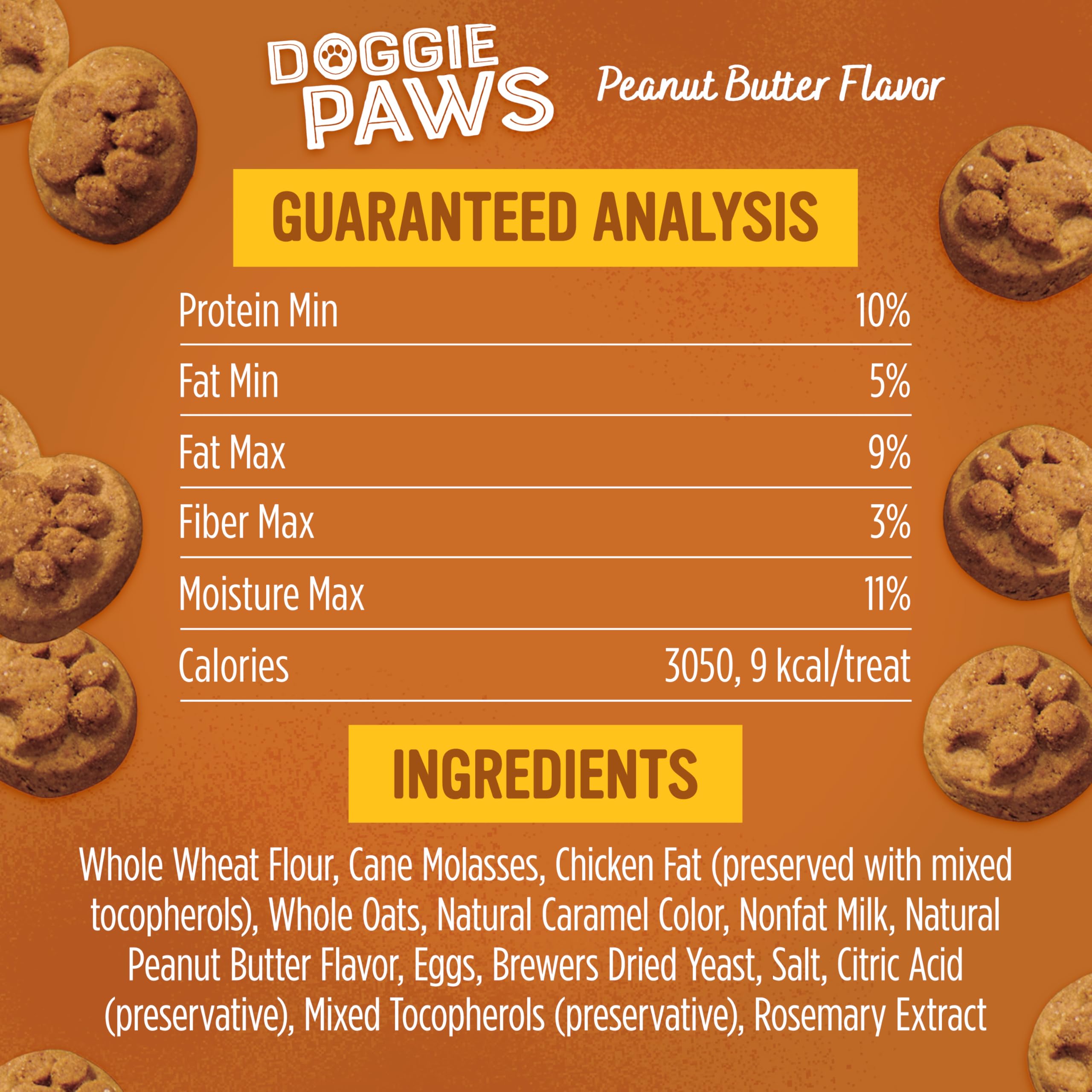 Blue Dog Bakery Doggie Paws – sans colorants ni conservateurs.