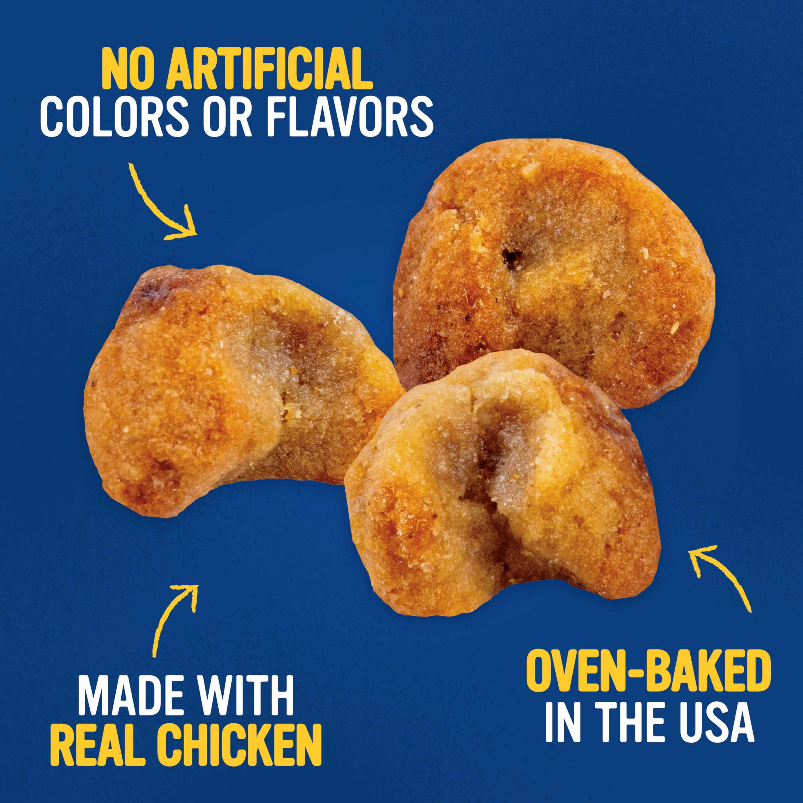 Blue Dog Bakery Protein Jerky Nuggets – pommes réelles ajoutées pour douceur naturelle