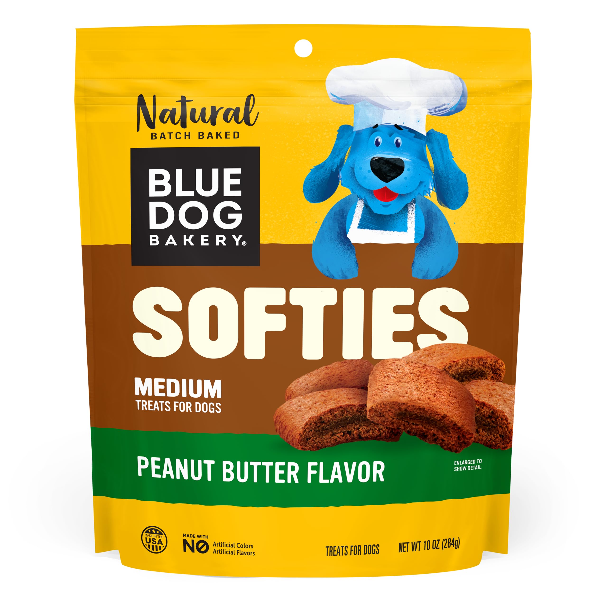 Blue Dog Bakery Softies boîte 10oz prête à récompenser votre chien.