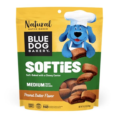 Blue Dog Bakery Softies — ingrédients naturels de haute qualité pour une friandise savoureuse et saine.