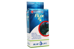 Blue Life Flux Rx, bouteille, dosage simple pour un traitement efficace en aquariophilie