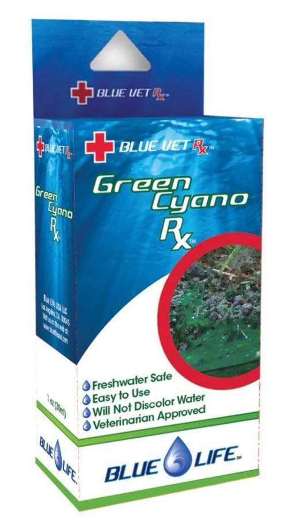 Blue Life Green Cyano Rx, bouteille prête à l’emploi pour contrôler les cyanobactéries en aquarium