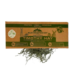 Blue Mountain Hay foin de timothée hautes altitudes, 2e coupe, servi comme alimentation quotidienne.
