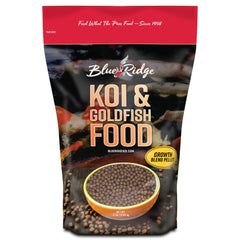 Blue Ridge Koï granules flottants, faciles à digérer et favorisant la croissance.