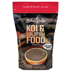 Blue Ridge Koi Nourriture 2lb, pellets flottants pour digestion en eau froide.