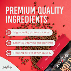 Blue Ridge Koi pellets-croissance: formule adaptée pour koi ≥5 pouces.