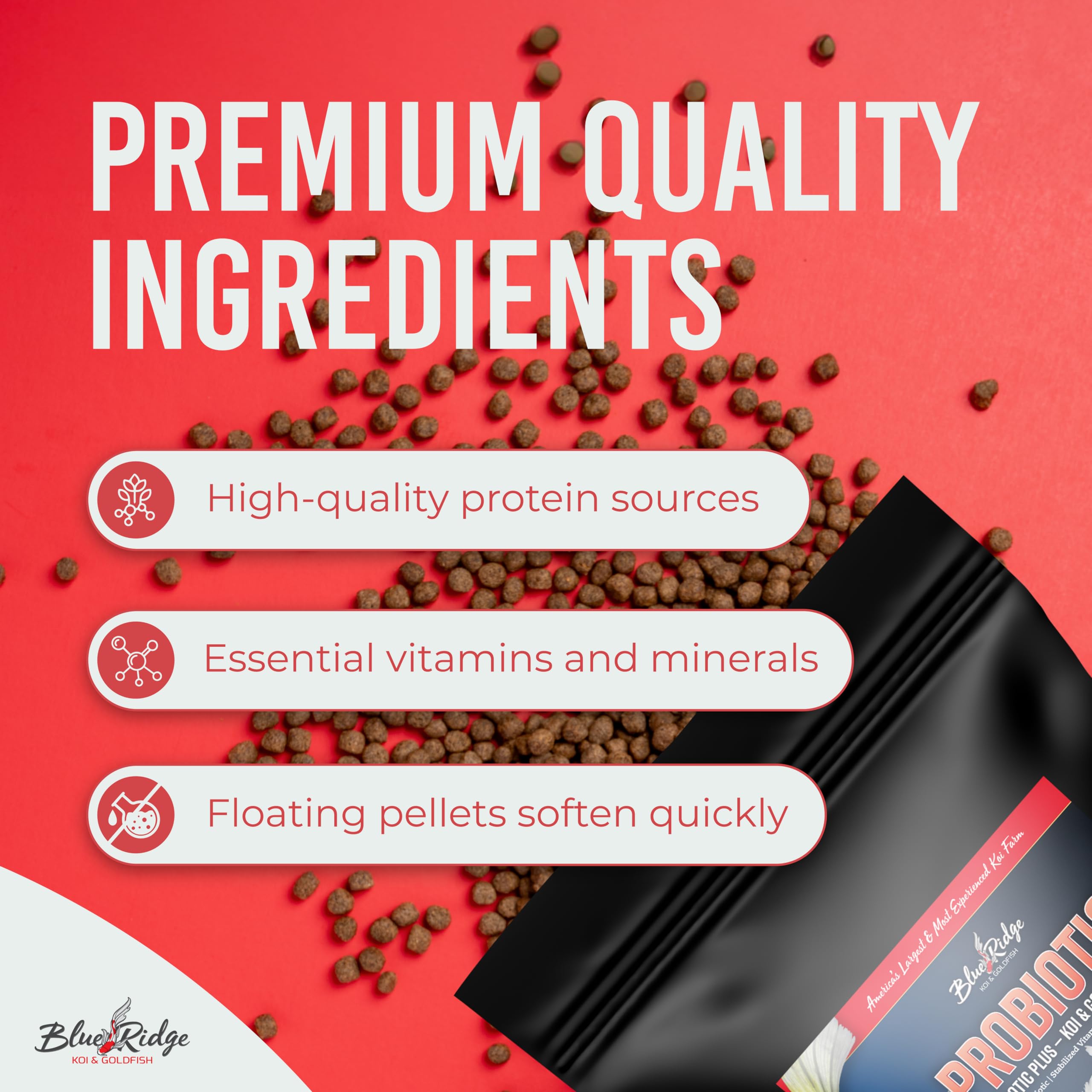 Blue Ridge fournit minéraux essentiels et oligo-éléments dans l’alimentation.