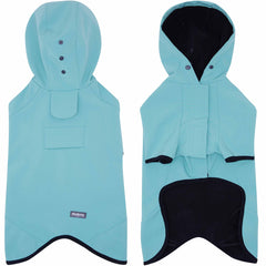 Blueberry Pet blouson imperméable pour chien avec capuche, protège des intempéries lors des sorties.