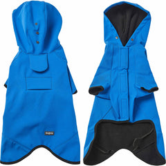 Veste imperméable Blueberry Pet avec capuche pour chien, garde au sec.